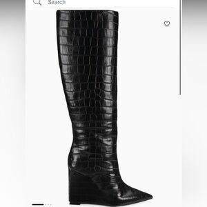 Schutz Asya Wedge Knee High Boots
